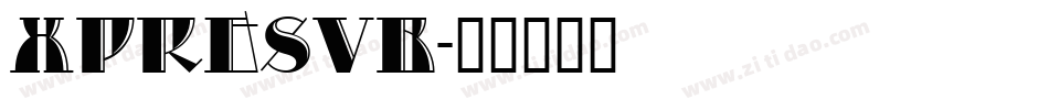 XPRESVB字体转换