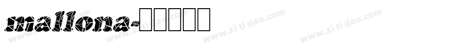 mallona字体转换