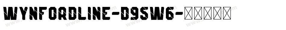 WynfordLine-d95w6字体转换