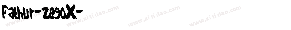 Fathur-z890X字体转换