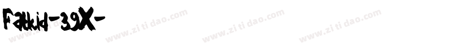 Fatkid-39X字体转换