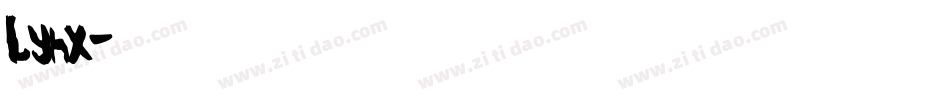 Lynx字体转换