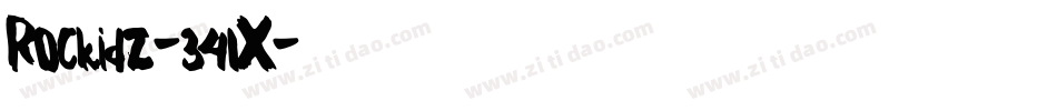 Rockidz-341X字体转换 Rockidz-341X字体转换