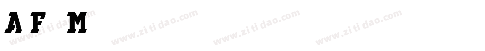 AaFangMeg字体转换