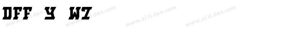 DFFangYuanW7字体转换