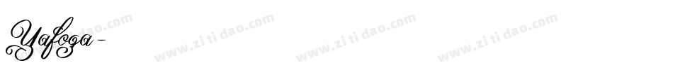 Yafoga字体转换