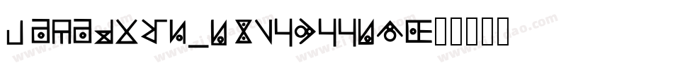 Yelekish_Font(ttf)字体转换
