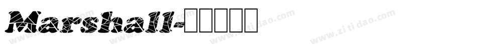 Marshall字体转换