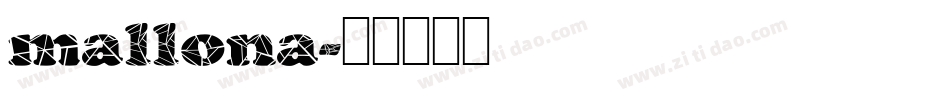 mallona字体转换