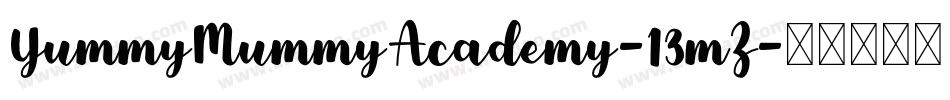 YummyMummyAcademy-13mZ字体转换