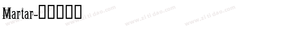 Martar字体转换