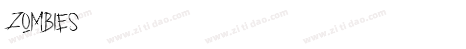 ZOMBIES字体转换