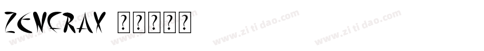 ZenFrax字体转换