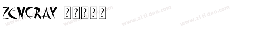 ZenFrax字体转换