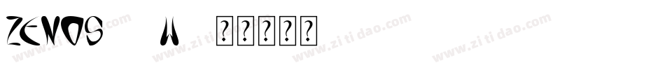 ZenOs-10w0字体转换