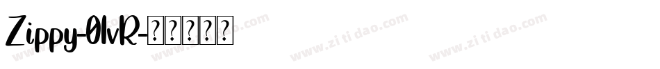 Zippy-0lvR字体转换
