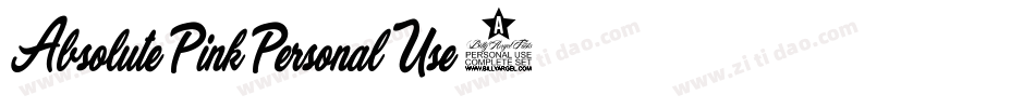 Absolute-Pink-Personal-Use-2字体转换