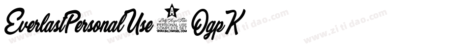 EverlastPersonalUse-2OgpK字体转换