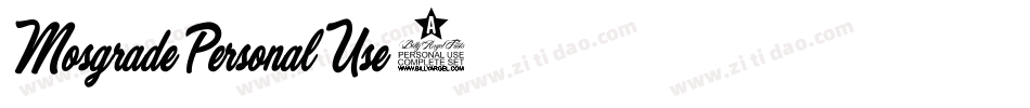 Mosgrade-Personal-Use-2字体转换