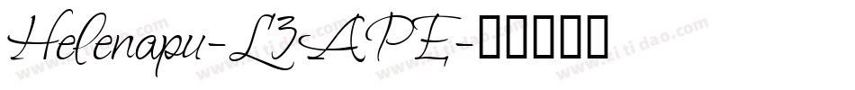 Helenapu-L3APE字体转换