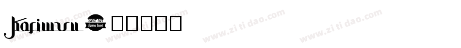 Karimun字体转换