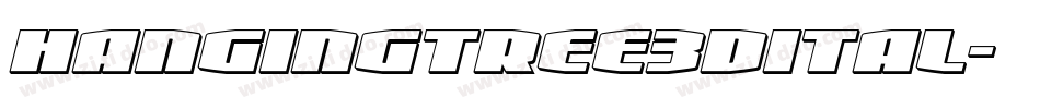 hangingtree3dital字体转换
