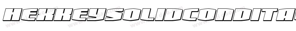hexkeysolidcondital字体转换