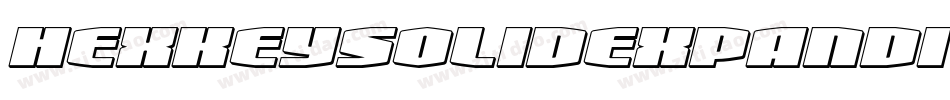 hexkeysolidexpandital字体转换