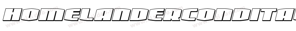 homelandercondital字体转换