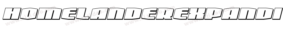 homelanderexpandital字体转换