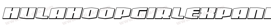 hulahoopgirlexpandital字体转换
