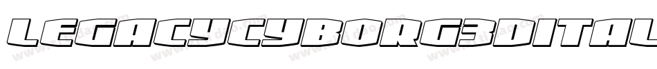 legacycyborg3dital字体转换