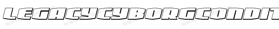 legacycyborgcondital字体转换