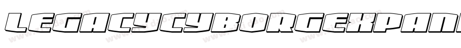 legacycyborgexpandital字体转换