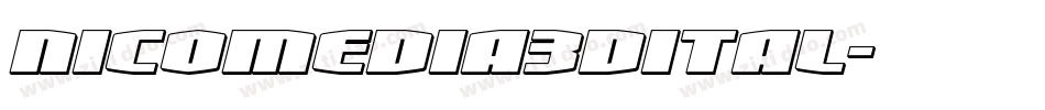 nicomedia3dital字体转换