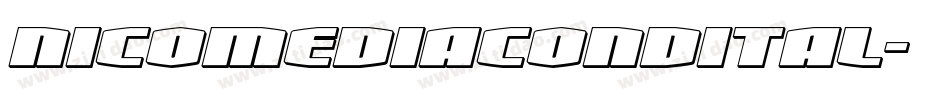 nicomediacondital字体转换