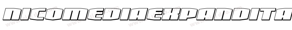 nicomediaexpandital字体转换