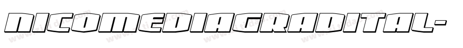 nicomediagradital字体转换