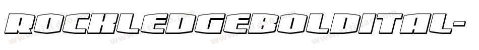 rockledgeboldital字体转换