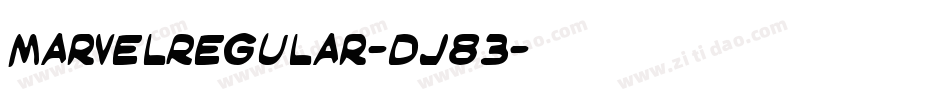 MarvelRegular-Dj83字体转换
