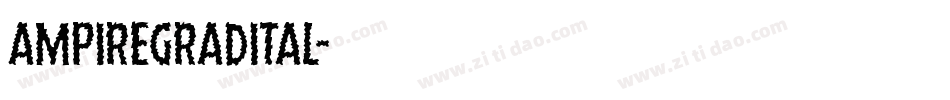 ampiregradital字体转换