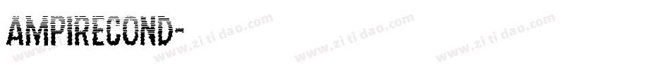 ampirecond字体转换
