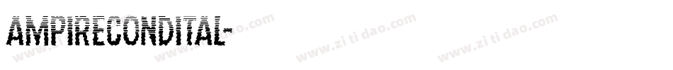 ampirecondital字体转换