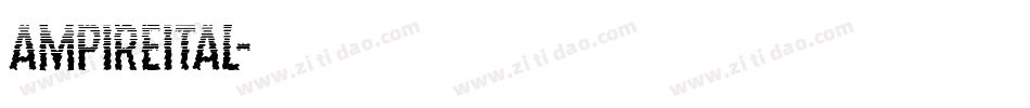 ampireital字体转换