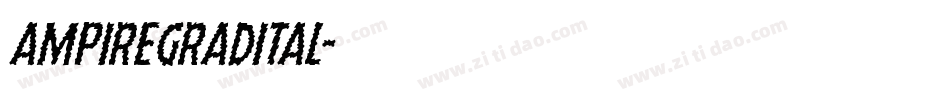 ampiregradital字体转换