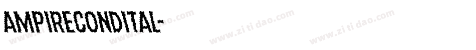 ampirecondital字体转换