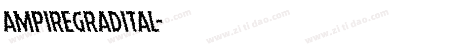 ampiregradital字体转换