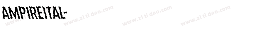 ampireital字体转换