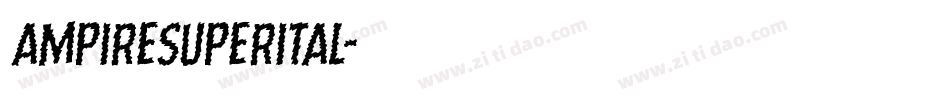 ampiresuperital字体转换