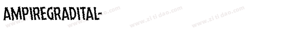 ampiregradital字体转换